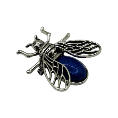 Lapis Lazuli Bee Brooch